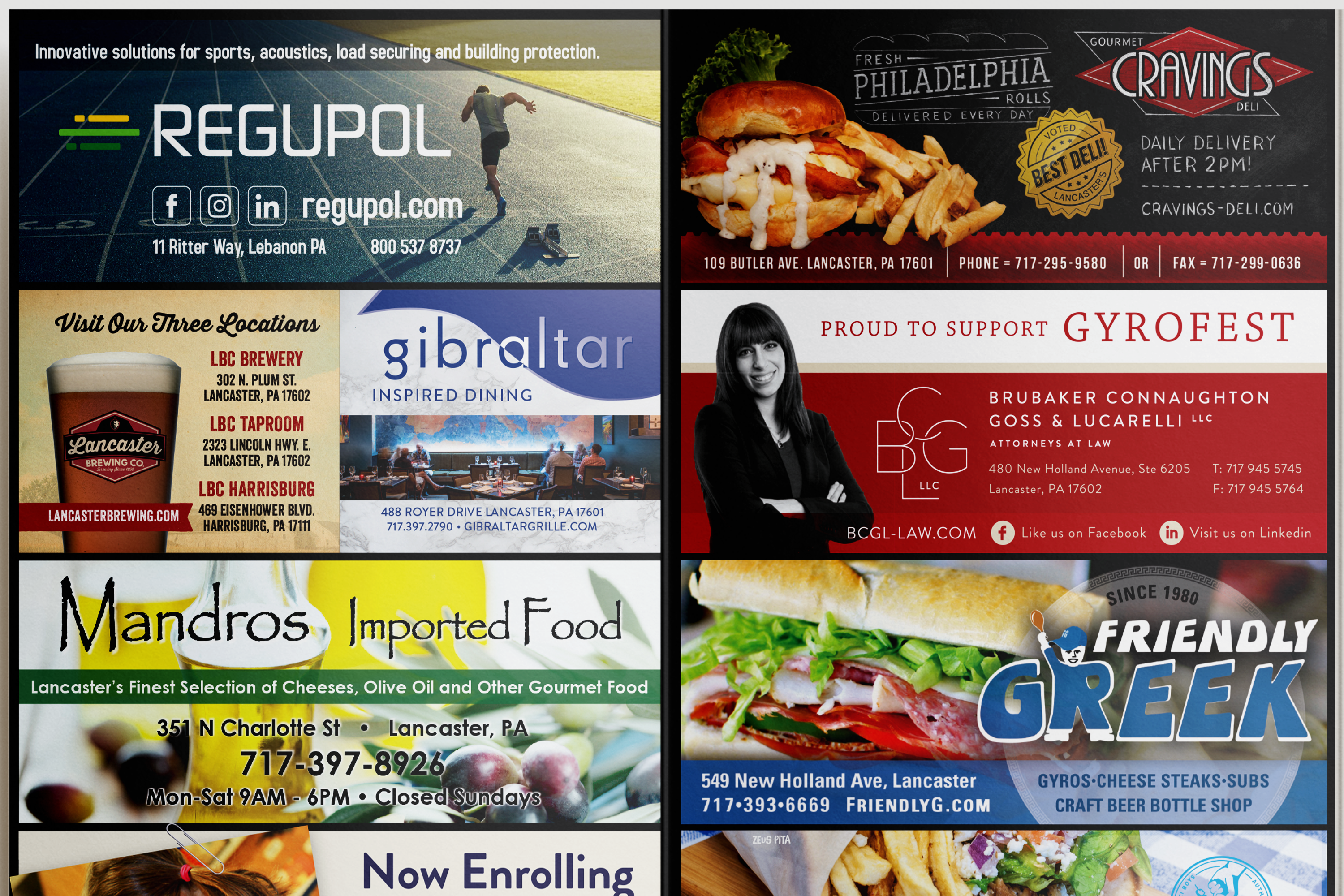 Sponosor Tri-fold Ad Designs